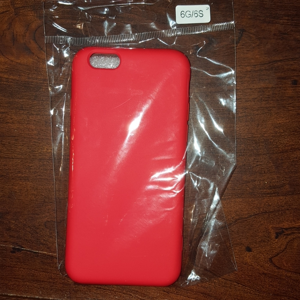 Iphone 6/6s red silicone phone case